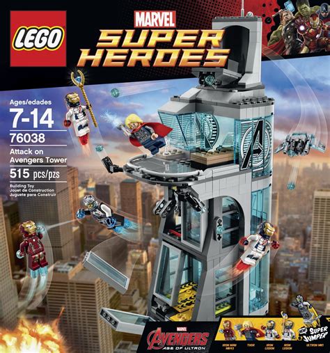 Lego Super Heroes Attack On Avengers Tower 76038 Buy Online In Uae