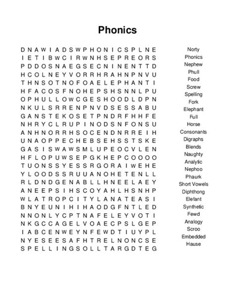 In The Classroom Word Search