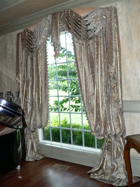 Custom Swags And Jabots Drapery Designs Window Treatments Design