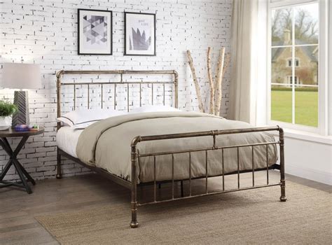 Are you one of them? Flintshire Cilcain 4ft6 Double Antique Bronze Metal Bed ...