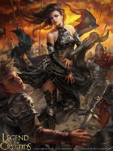 Legend Of The Cryptids Zesperia Fantasy Female Warrior Fantasy Girl Fantasy Art