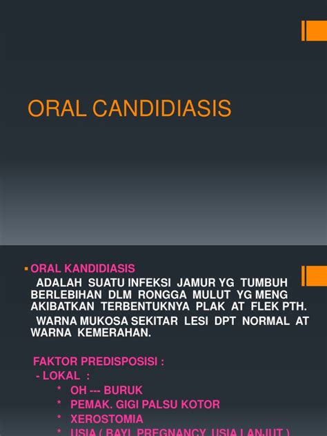 Oral Candidiasisppt