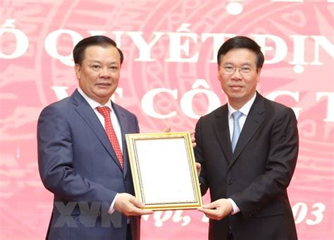 Politburo Member Dinh Tien Dung Assigned As Secretary Of Hanoi Party