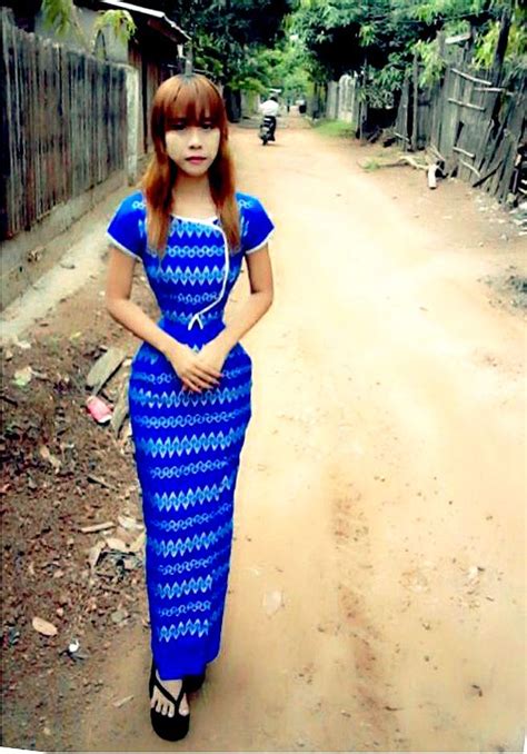 Pin By Self On Myanmar Girl Su Mo Mo Naing With Myanmar Dress Clothes For Women Platform