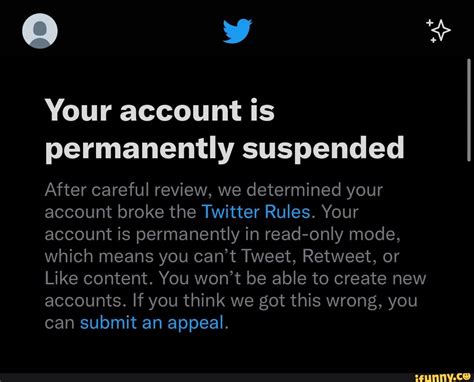 Aa Y Your Account Is Permanently Suspended After Careful Review We Determined Your Account