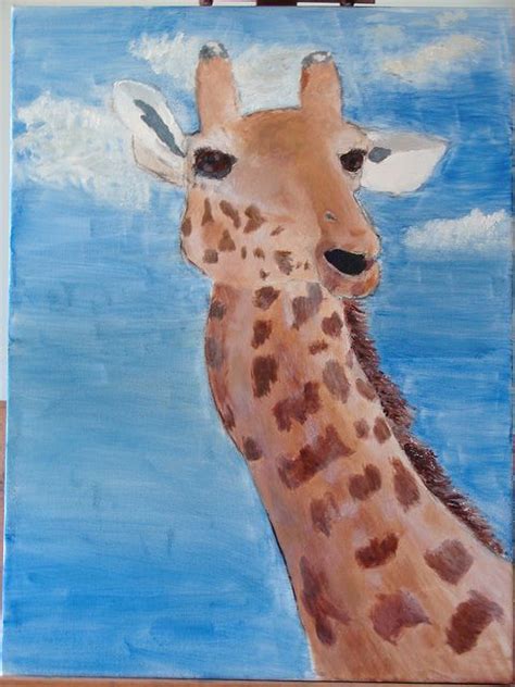 Giraffe Almost Finished Giraffe Art Artsy