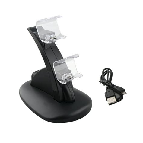 Adaptador Oivo Dual Usb Charge Dock Stand Para Sony Play Station 4 Ps4 Cargador Walmart En Línea