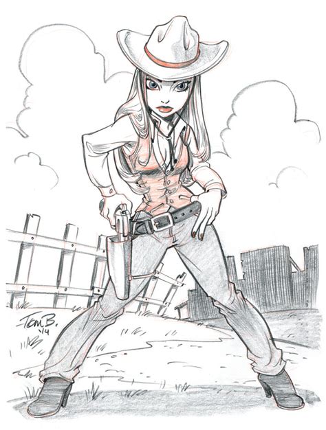 Cowgirl By Tombancroft On Deviantart