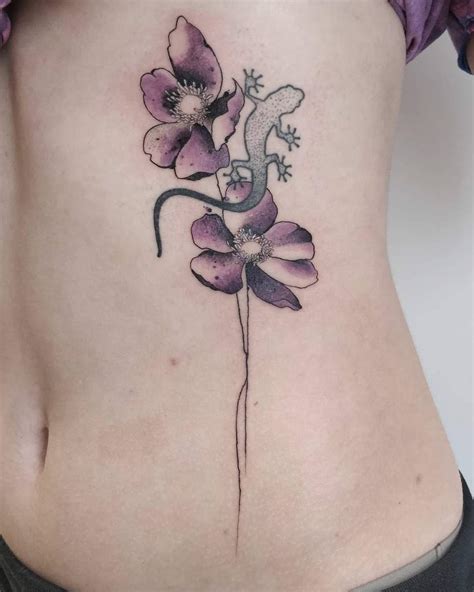 Top 73 Best Purple Flower Tattoo Ideas 2021 Inspiration Guide