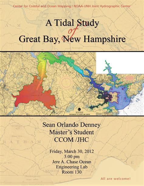 A Tidal Study Of Great Bay New Hampshire The Center For Coastal And