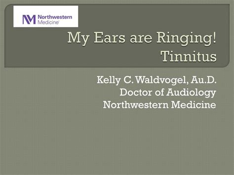 Ppt My Ears Are Ringing Tinnitus Powerpoint Presentation Free