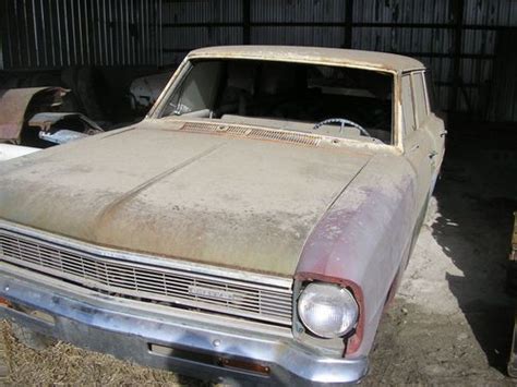 Find Used 1967 Chevy Nova 66 Front 4dr Wagon Rollerextra Parts Some