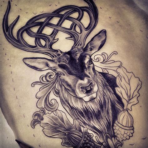 Celtic Deer Tattoo