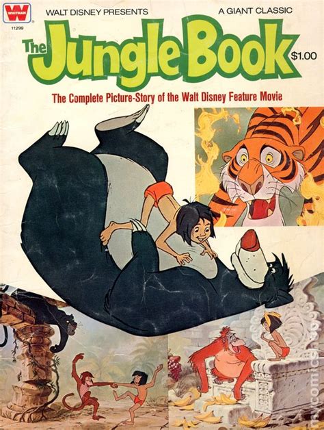 Jungle Book 1968 Movie Comics Whitman Treasury Comic Books