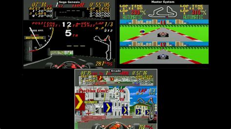 Designed as a formula one racing simulation the game was originally developed for the arcade as a follow up to the 1979. Super Monaco Grand Prix - Sega Genesis vs Sega Master System vs Arcade (Platform Comparison ...