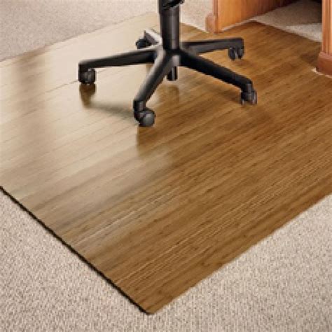 Plastic desk chair floor mat. Bamboo Office Chair Mat | Incredible Things | Office chair ...