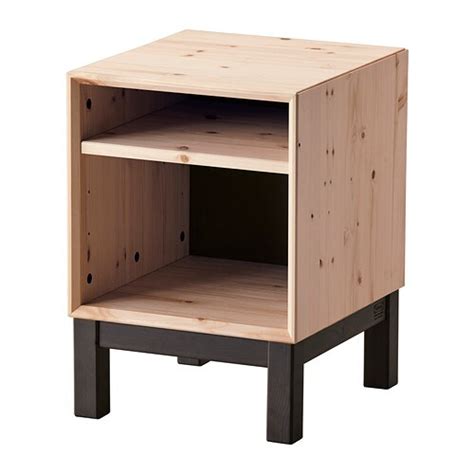 The overall size is 39cm x 39cm x 74cm high, and it is 36cm wide below the top. NORNÄS Bedside table - IKEA