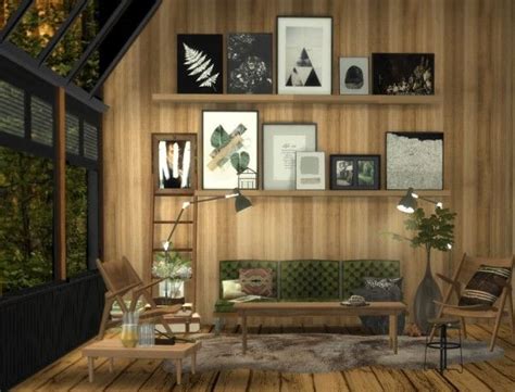 Mxims Artist House Paintings • Sims 4 Downloads Artist House House