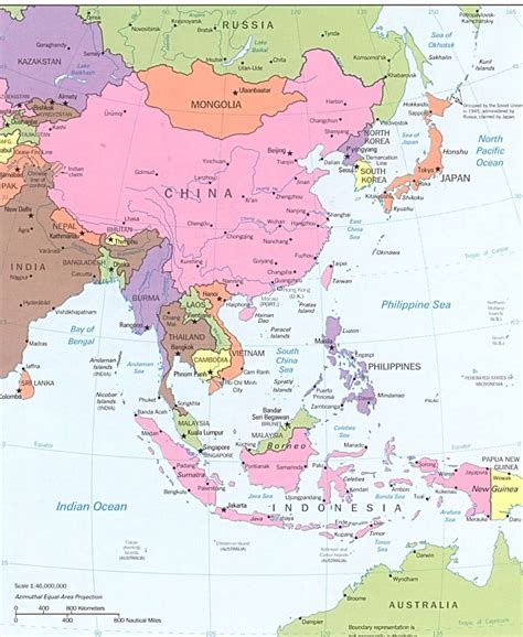 Asia is the largest of the world regions, stretching from the middle east to india and over to china and japan. Labeled Physical Maps Of Asia - Banana Hardcore