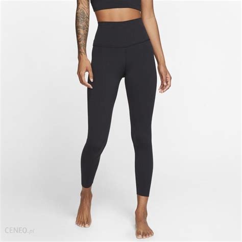 Nike Damskie legginsy 7 8 z wysokim stanem i kieszenią Nike Yoga Luxe Czerń Ceny i opinie