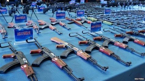 China In Record Seizure Of Illegal Guns And Knives Bbc News