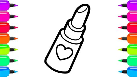 Glitter nail polish to a sorority formal? How to Draw Lipstick | cute Handbag, Nail Polish and Lips ...