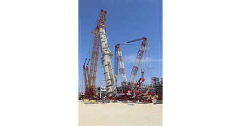 Sinopec Debuts Worlds Largest Crawler Crane In Saudi Arabia
