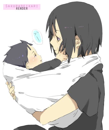 Itachi Uchiha And Sasuke Baby By Sakuradeikari On Deviantart
