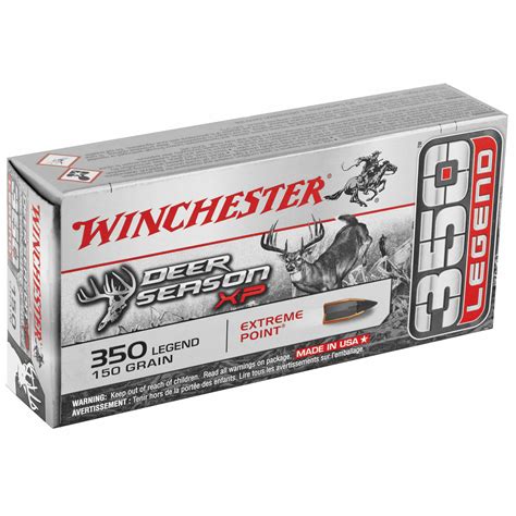 Winchester Deer Season Xp 350 Legend Ammunition 150gr 20 Rounds