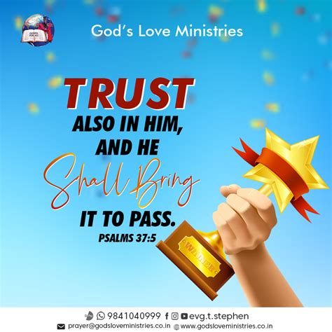 Psalm 375 Gods Love Ministries Todays Promise
