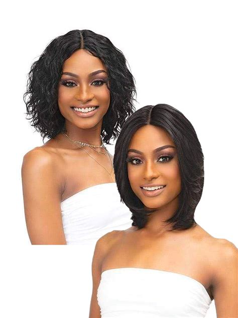 janet collection luscious wet and wavy 100 natural virgin remy indian hair part wig khloe bellician