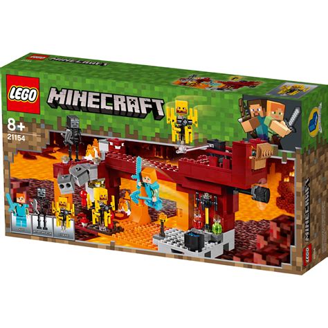 Lego Minecraft The Nether Blaze Bridge Building Set