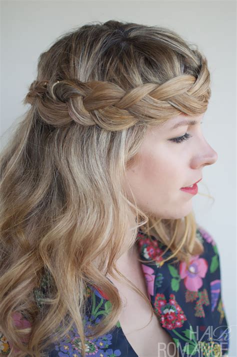 And now you are to make a crown with your natural braids. Romantic Crown Braid for Long Hair - Perfect Braid Crown ...