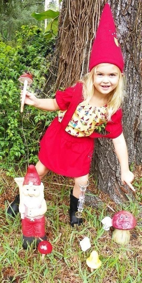 Gnome Girl Costume Gnome Costume Toddler Halloween Costumes Garden