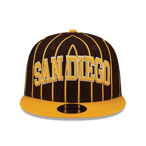 Official New Era San Diego Padres Mlb City Arch Black 9fifty Snapback