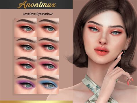 Anonimux — Nilyn X Anonimux Love Dive Eyeshadow Eyeshadow Sims 4
