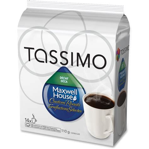 Decaffeinated coffee pods for tassimo. Maxwell House Elco Tassimo Pods Decaf Coffee Singles Pod - Compatible with Tassimo Brewer ...