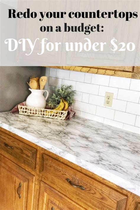 1 Way To Update Countertops Without Replacing Them Diy On A Budget