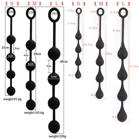 Silicone Big Anal Beads Balls Butt Plug Adults Erotic Sex Toys For