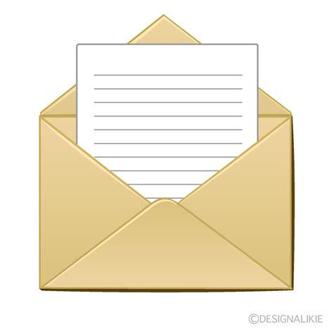 Open Letter Envelope Clip Art Free Png Image｜illustoon