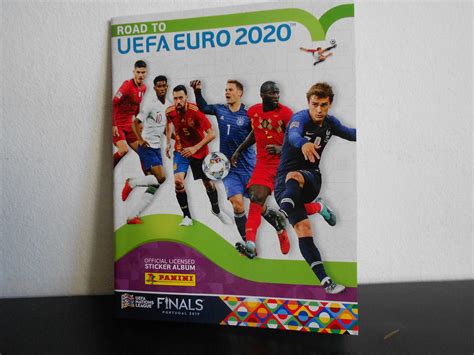 Uefa euro 2020 panini hard cover album and 18 sticker packs( box is damaged ). Road to Uefa Euro 2020 album (78972259) - Limundo.com