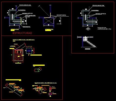 Conducting spiral staircase design calculation is not easy to be done. Metal Staircase DWG Plan for AutoCAD • Designs CAD