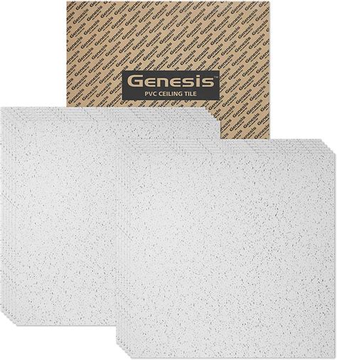 Genesis 2ft X 2ft Printed Pro Ceiling Tiles Easy Drop In Installation