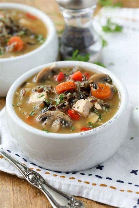 Chicken Wild Rice Soup No Cream Spend With Pennies