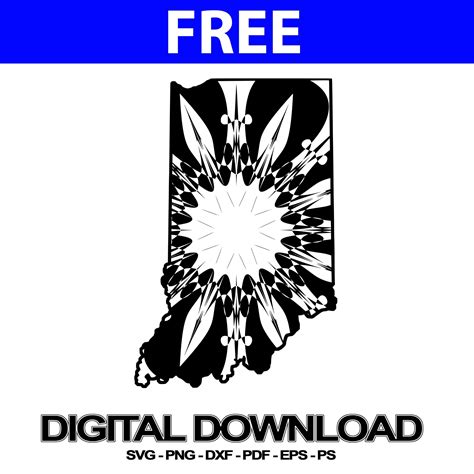 Download Indiana Map Svgs Files Silhouette | Svg Free | Silhouette svg, Free svg, Washington map