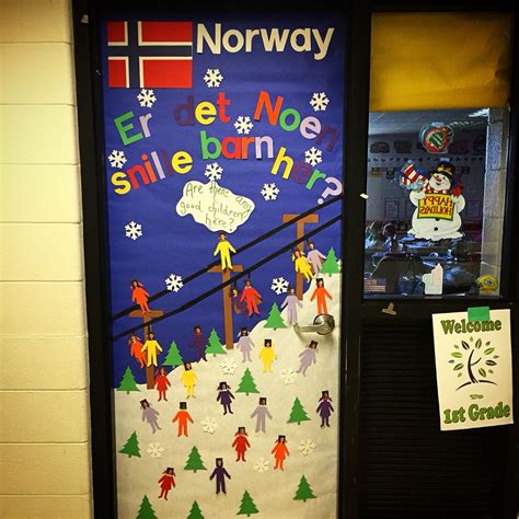 Travel the world in one night with our around the world theme kit. Winter around the world theme. Norway, skiing. (With ...