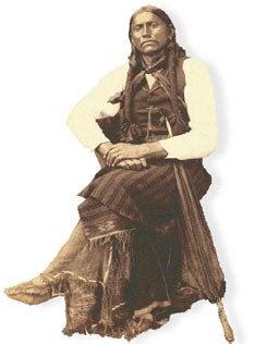 Quanah was the oldest child of a white woman who was taken captive by the comanches and a comanche chief. Smart History - Quanah Parker
