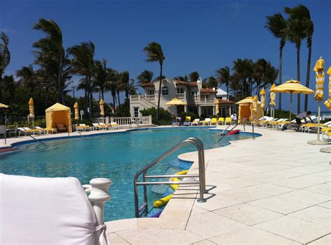 Here's the official word from the club's website: The pool at Mar a Lago Club
