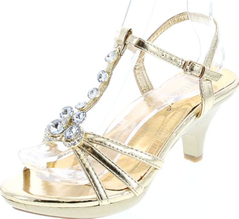Delicacy Angel 62 Womens Strappy Rhinestone Dress Sandal Low Heel Shoes