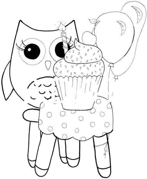 Baby Owl Coloring Pages At Free Printable Colorings